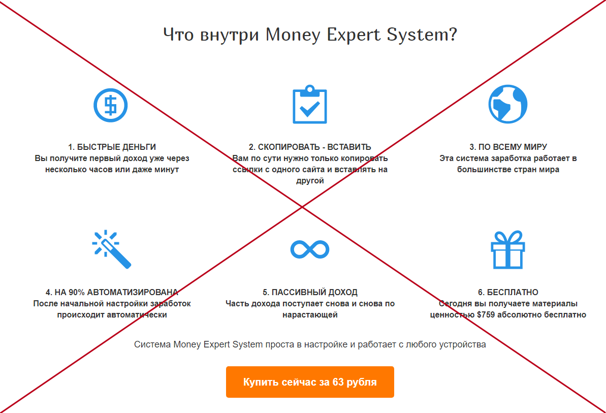 Скам схемы заработка